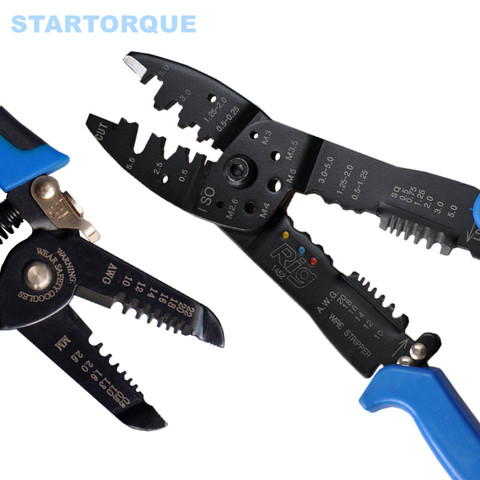 STARTORQUE 0.75-6mm multifunctional wire stripper crimping pliers electrician tools ► Photo 1/4