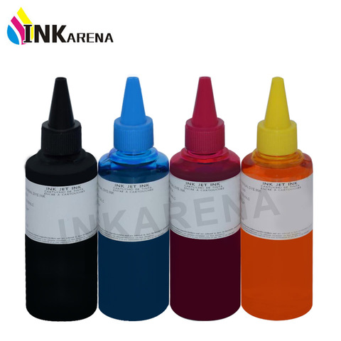 INKARENA 100ml Universal Compatible Refill Dye Ink kit Replacement For HP for Canon for Brother for Epson Printer ink ciss tank ► Photo 1/6