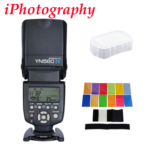 Yongnuo YN560 IV YN560IV Flash Speedlite for Canon Nikon Pentax Olympus DSLR Cameras + Gift Kit ► Photo 1/5