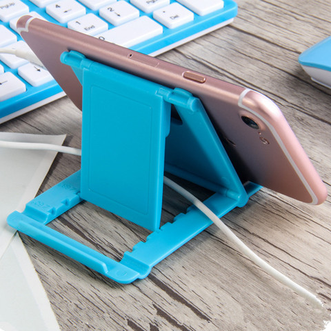 Phone Holder Desk Stand For Your Mobile Phone Tripod For iPhone Xsmax Huawei P30 Xiaomi Mi 9 Plastic Foldable Desk Holder Stand ► Photo 1/6