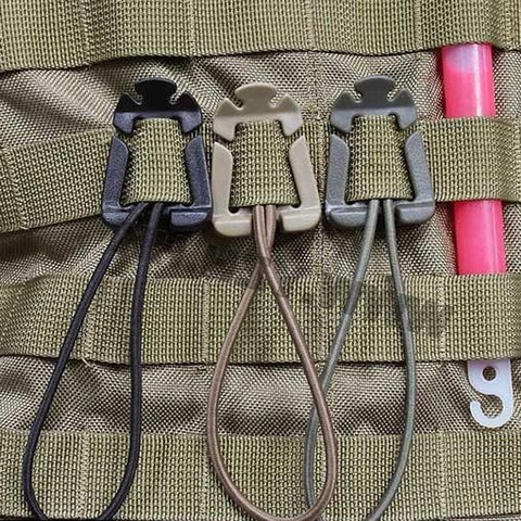 1/2/5Pcs Molle Backpack Buckle Carabiner Clips Outdoor Nylon Camping Bag Hanger Hook Clamp EDC Carabiner Survival Gear Tools ► Photo 1/6