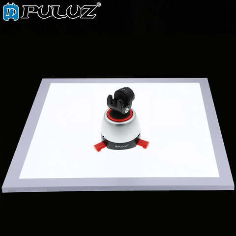 PULUZ Shadowless Bottom Light 1200LM LED Photography Switch Acrylic Material No Polar Dimming Light 	38*38*1cm ► Photo 1/1