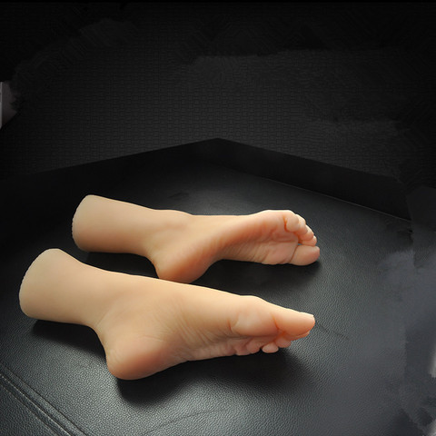 NEW little 8 years girl  fake foot, silicone foot model, shoe model,mannequins female sexy feet in silicon for underwear model ► Photo 1/6