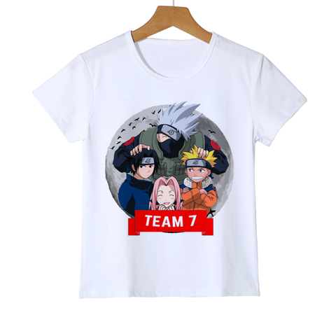 New Japanese Anime shirt Naruto Cartoon Children's Tshirt Summer