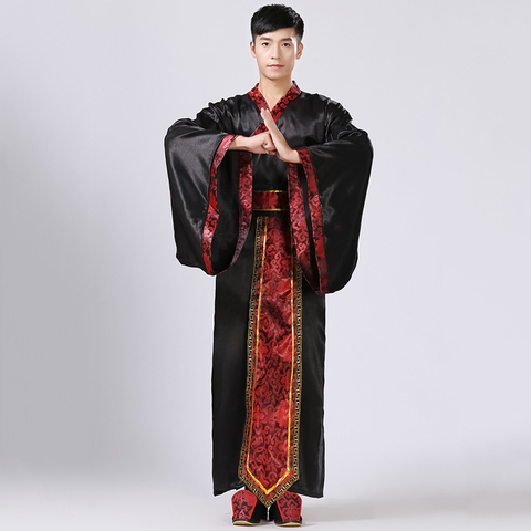 new men ancient costume male chinese folk dance costume adult chinese national stage cospaly tang clothing women hanfu ► Photo 1/1