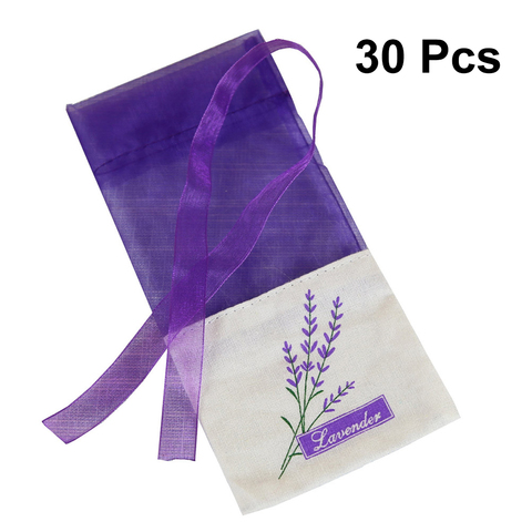 30pcs Empty Sachet Bags Portable Flowers Printing Beautiful Fragrance Lavender Sachet Bag for Seeds Dry Flowers Sachet Bags A30 ► Photo 1/6