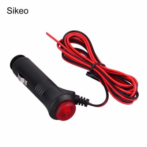 Sikeo Car Motorcycle Cigarette Lighter Socket Power Plug Connector with Switch Charger Adapter Plug Accessory Connector Switch ► Photo 1/6