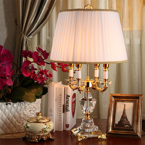 Fashion Ofhead K9 Crystal, High Quality Table Lamps