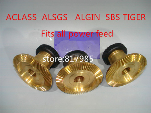 machine tools power feed copper gear fits on TON-E  ACLASS  ALSGS  ALGIN  SBS KENF power table feeds parts accessories ► Photo 1/1