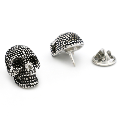 iGame New Arrival Skull Design Lapel Pin Brooches Men's Suit Dress Studs Brooches Collar Party Engagement Free Shipping ► Photo 1/5