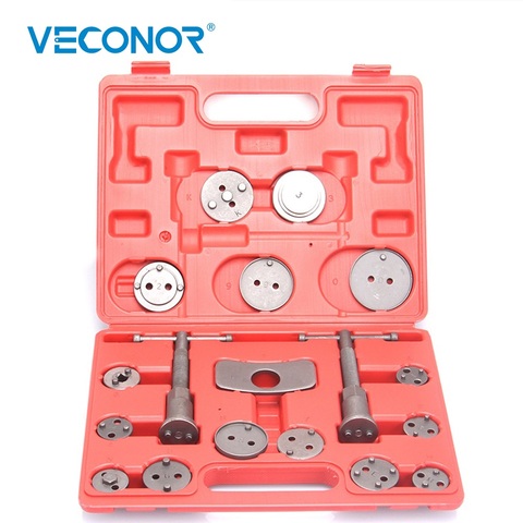 18pcs Universal Caliper Brake Piston Tool Kit Disc Brakes Rewind Wind Back Pad With Case For VW AUDI FORD BMW Citroen ► Photo 1/4