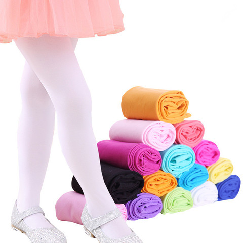 Spring/autumn candy color children tights for baby girls kids cute velvet pantyhose tights stockings for girls dance tights ► Photo 1/6