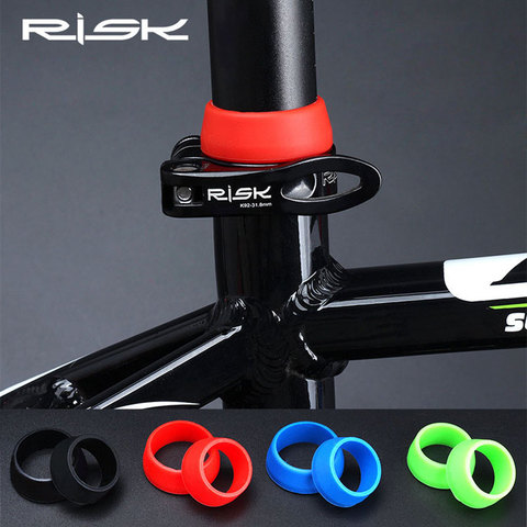 New RISK Waterproof Bicycle Seat Post Dust Cover MTB Road Bike Rubber Ring Ultralight Cycling Silicone Cover Bicycle Accessories ► Photo 1/6