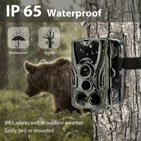 Hunting Camera Wild Trail Cameras HC-801A 16MP 1080P  IP65 Photo Trap  Wildlife Surveillance Cams Scout Tracking ► Photo 1/1