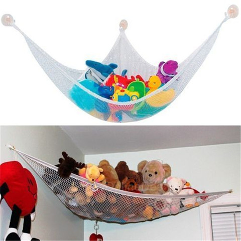 Hanging Toy Hammock Net Stuffed Jumbo Animals Organizer Storage Organizer New Kids Toys Kitchen wall-mounted Storage Boxes ► Photo 1/2