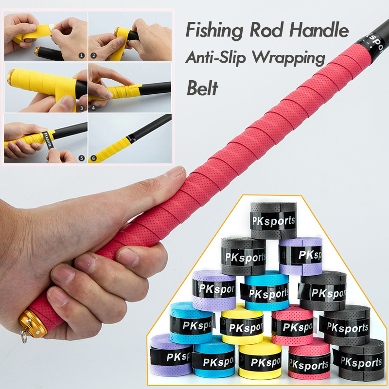 5pcs/lot Fishing Rod Handle Wrapping Belt Absorbing Sweat Belt Anti-Slip  Tape 5 Color 105cm Length for Each Piece Fishing Tackle - Price history &  Review