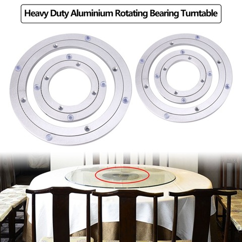 Turntable Plate Table Smooth Swivel Plate Rotating Table Aluminium Alloy Rotating Bearing Turntable Round ► Photo 1/6