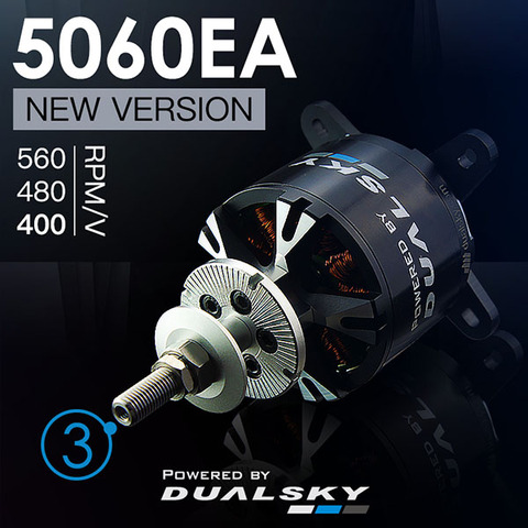 New Arrival! DUALSKY XM5060EA-9  550KV V3 Outrunner Brushless Motor for RC Airplane ► Photo 1/1