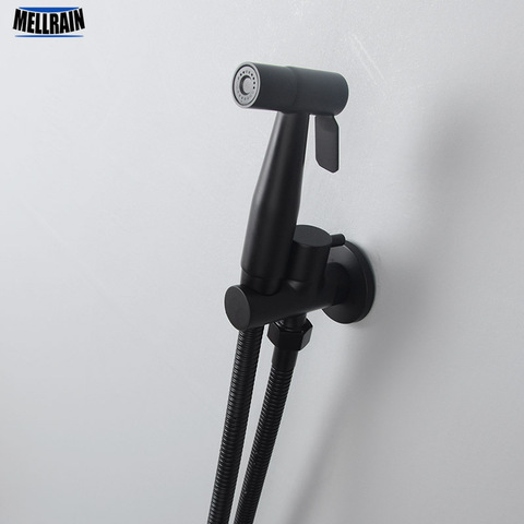 Wall Mounted Bathroom Bidet Faucet Kit. Single Cold Handheld Bidet Sprayer Flow Adjustable Shower Head 1.5 Meter Shower Hose ► Photo 1/6