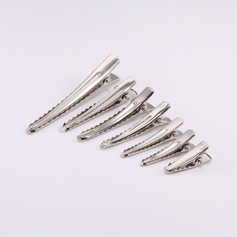 20pcs Flat Single Prong Metal Alligator Hair Clips Hairpins Korker Bow Hair Clip For Hair Hairpins Diy Jewelry Base Accessories ► Photo 1/6