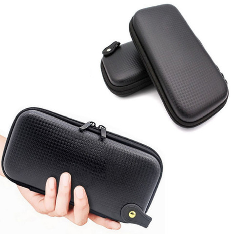 Portable Zipper Headphones Earphone Bag Cable Earbuds Hard Case Travel Bag USB Gadget Bag Multifunction ► Photo 1/6