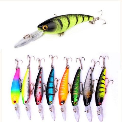 1PC 8.3g/9cm Fishing Lure quality professional Minnow Wobbling Floating Lure Hard Bait Fishing Wobblers Fishing Tackle Lure ► Photo 1/6