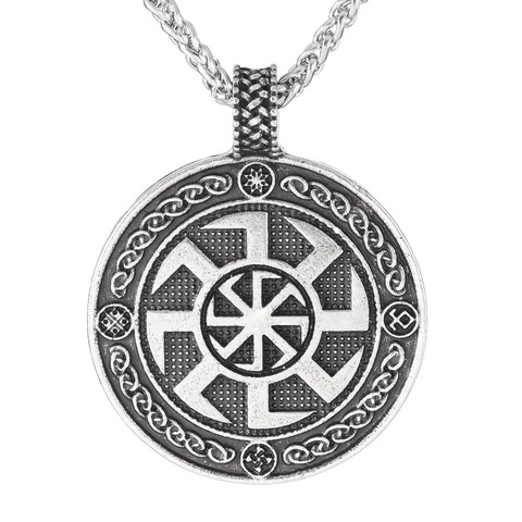 Slavic Kolovrat pendant Yggdrasil Viking World Tree Men Necklace Amulet 1pc drop shipping ► Photo 1/6