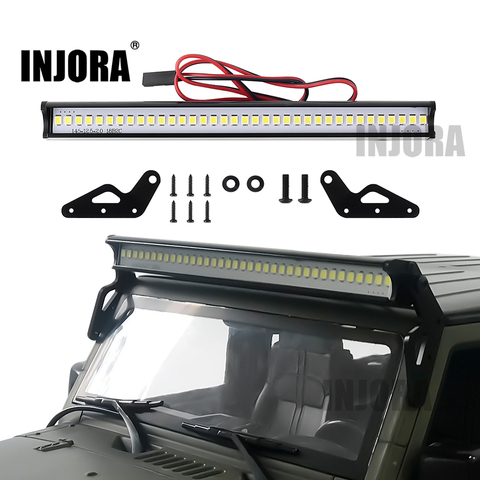 INJORA Super Bright 36LED 150MM Lights Bar for 1/10 RC Crawler Car Axial SCX10 90046 Jeep Wrangler Body ► Photo 1/6