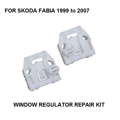 WIDNOW REGULATOR FOR SKODA FABIA ELECTRIC WINDOW REGULATOR CLIP KIT FRONT-LEFT 1999-2007 ► Photo 1/1