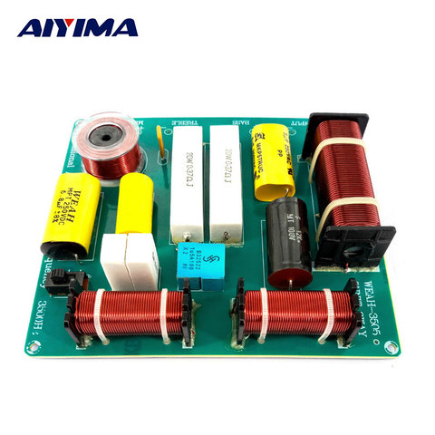 AIYIMA 1Pcs 300W 3way Frequency Divider Board KTV Stage Speaker Crossover Enthusiast DIY HiFi Aodio Treble Alto Bass Divider ► Photo 1/1