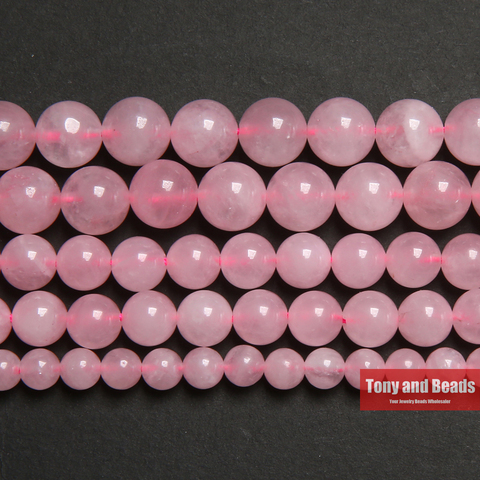 Free Shipping Rose Pink Quartz Crystals Loose Beads Stone 15