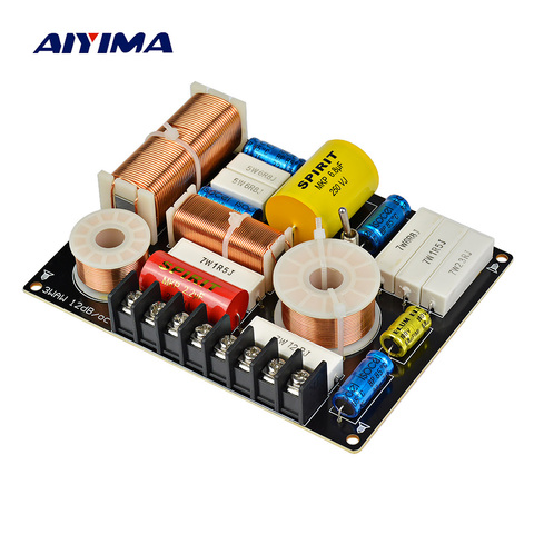 AIYIMA Speakers Frequency Divider 3 Way Crossover Audio 280W Bass Midrange Treble Professional DIY For Home Theater Sound System ► Photo 1/6
