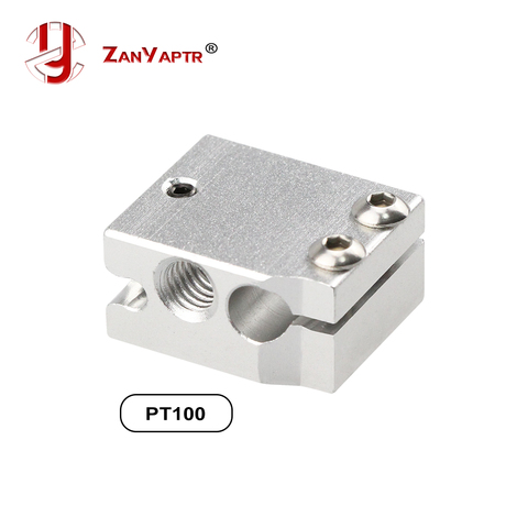 ZANYAPTR Volcano heater block for E3D Volcano hotend Thermistor sensor PT100 3D printer 24x20x12mm ► Photo 1/3