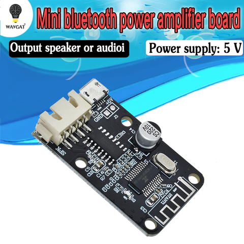 PAM8403 Wireless Bluetooth 4.0 Stereo Audio Receiver Module Digital Amplifier Sound Loud Board Micro USB 3W+3W 5V DC For Arduino ► Photo 1/6