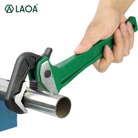 LAOA Rapid Pipe Pliers multifunction Aluminum Ratchet Water  Pipe Wrench Forceps Tongs With CR-V Wrench Head Free Shipping ► Photo 1/5