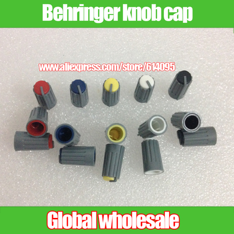 10pcs Behringer mixer Half axle potentiometer knob cap / red yellow blue black white 270 degrees audio light knob cap audio ► Photo 1/1