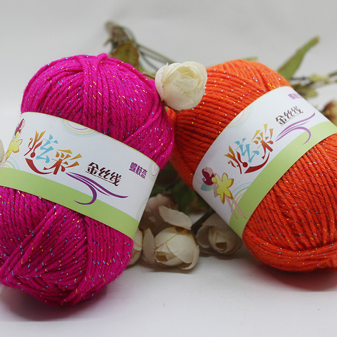 High Quality 50g/ball Acrylic Yarn For Knitting Soft  Fiber Yarns For Kids Eco-friendly Dyed Newborn Soft Warm laine ► Photo 1/5