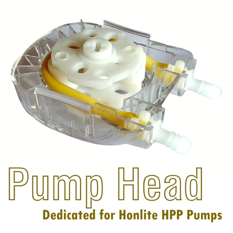 1000ml/min, 2 Rollers, Honlite Peristaltic Pump Head Assembly with PharMed BPT Peristaltic Tube ► Photo 1/4