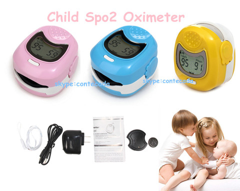 Contec Pediatric Baby Heart Rate Children Fingertip Pulse Oxygen Blood SPO2 pediatric Oximeter Monitor Oximetro Home CMS50QA ► Photo 1/6