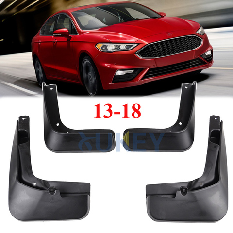 For Ford Fusion Mondeo 2013 2014 2015 2016 2017 2022 Set Molded Mud Flaps Splash Guards Mudguards Front Rear Fender ► Photo 1/6