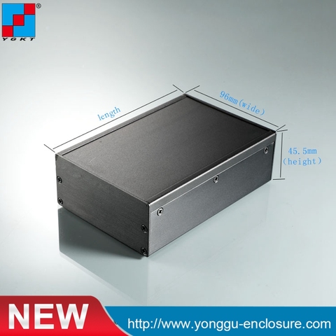 YGS-036 96*45.5-140mm (WxH-D) electronic project extruded aluminum enclosures ► Photo 1/5