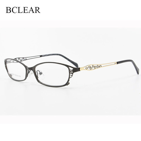 BCLEAR Fashion Hollow Optical Glasses Women Retro Vintage Reading Myopia Eyeglasses Frame Female Square Glasses Optical Eyewear ► Photo 1/6