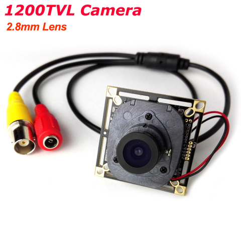 HD 1200TVL CMOS 960H IR CUT Filter Security Camera 2.8MM Lens Mini Board Module ► Photo 1/3