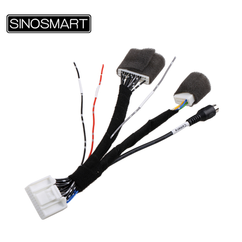 SINOSMART C24D 24 PIN Cable for Nissan 1 2 3 Generation with OEM Connector Multimedia System without Damaging the Car Wires ► Photo 1/2