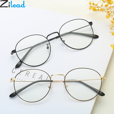 Zilead Metal Round Reading Glasses For Women&Men Clear Lens Presbyopia Spectacles Eyeglasses Hyperopia Eyewear Unisex ► Photo 1/6