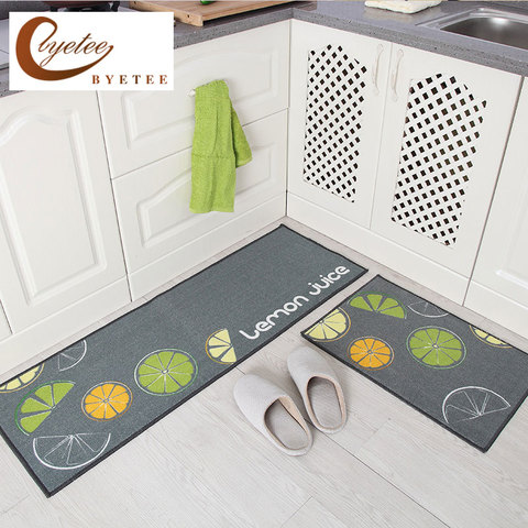 {Byetee} Kitchen Hot Selling Mats Door Bathroom Carpet Absorbent Slip-resistant Doormats Modern Kitchen Mat ► Photo 1/6