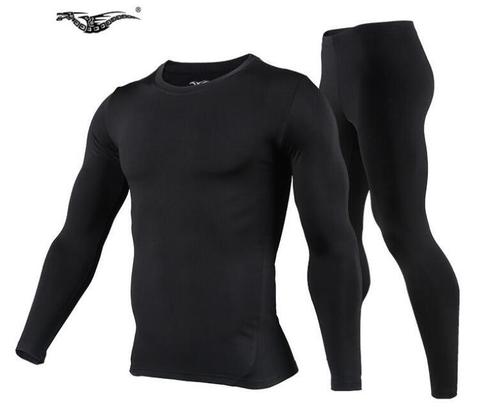Men Outdoor Sports Thermal Underwear Set Polartec Winter Warm Long Johns Men Thermo Underwear Top Pants Cycling Base Layers ► Photo 1/5