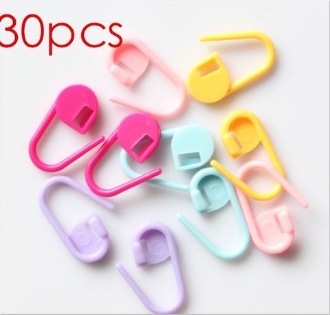 30PCS Knitting Weave Plastic Crochet Craft Locking Stitch Needle Clip Markers Holder ► Photo 1/6