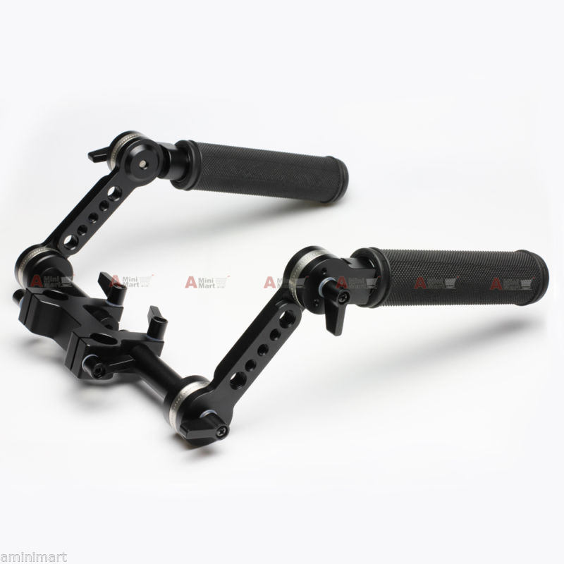 Adjustable ARRI Type Rosette Handle Grip Set fr 15mm Rod System DSLR Rig Film Video Mirrorless 4K Camera Armor Cage DIY Part ► Photo 1/5