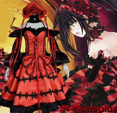 date a live kurumi tokisaki cosplay costume for sale